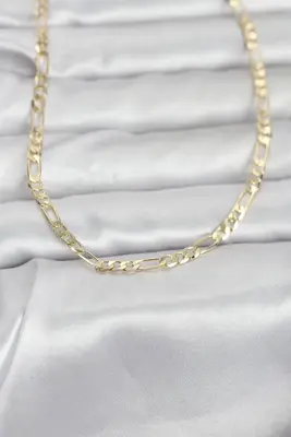 CM 14K Gold Renk Kuşgözü Zincir Model 60 cm Kadın Kolye