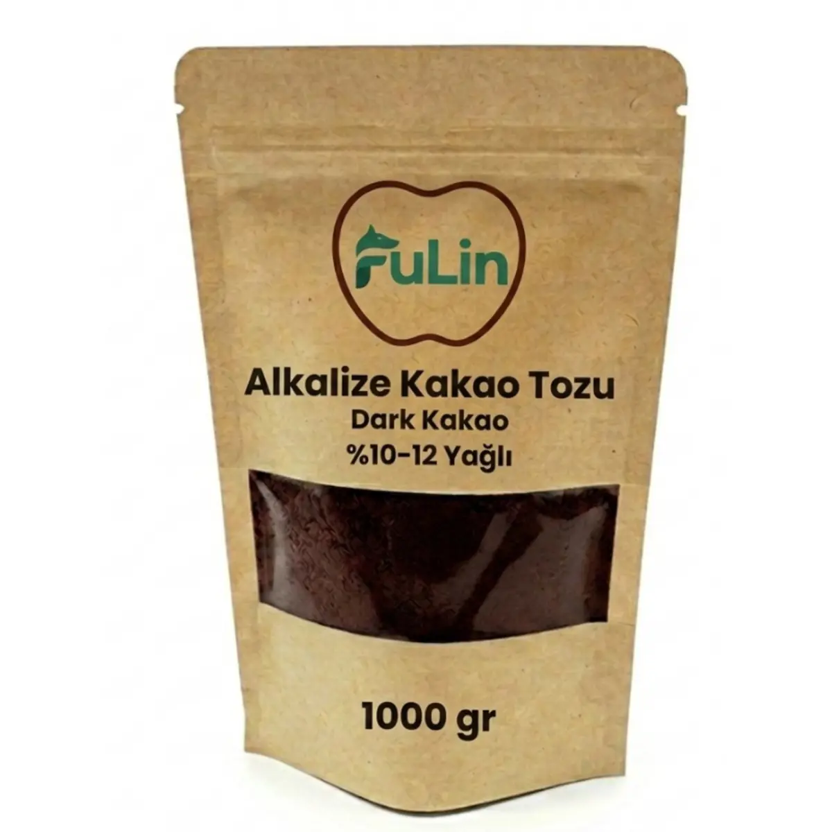 Alkalize Kakao Tozu %10-12 Yağlı - Dark Siyah - 1000 Gr 