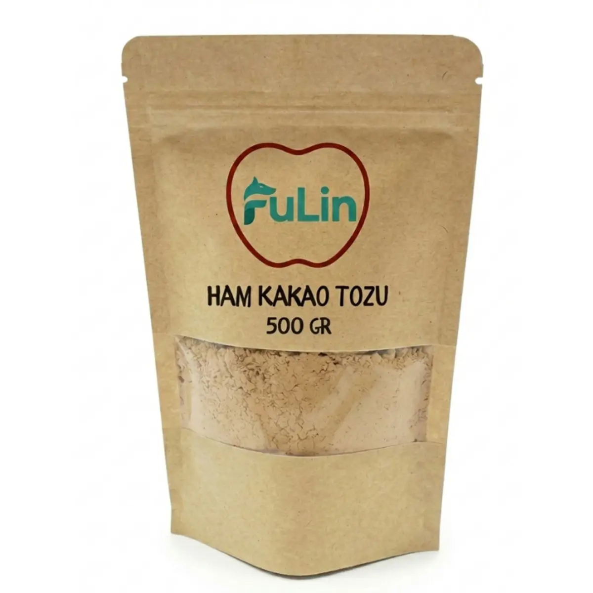 Fulin Gıda Ham Kakao Tozu %10-12 Yağlı İşlem Görmemiş Saf Kakao Raw Cocoa 500 G