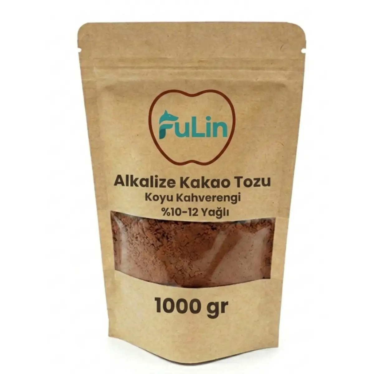Alkalize Kakao Tozu %10-12 Yağlı - Koyu Kahverengi - 1000 Gr 