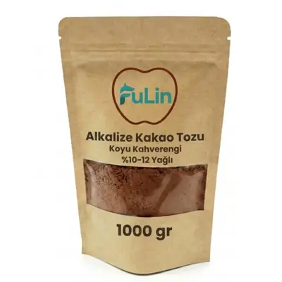 Alkalize Kakao Tozu %10-12 Yağlı - Koyu Kahverengi - 1000 Gr 